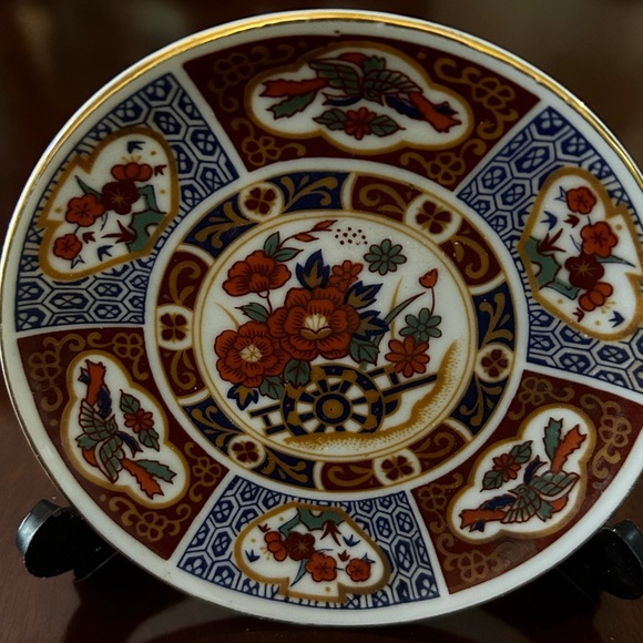 Vintage Imari-Set of 4 Japanese Imari Plates for Decorative Use Only~NIB/NOS - Picture 6 of 6